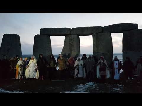 Stonehenge Winter Solstice Druid Ceremony