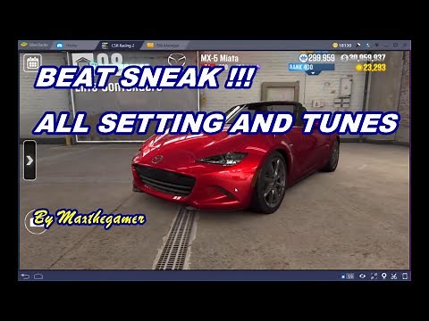 CSR 2 | CSR Racing 2, BEAT SNEAK! All Miata Setting & Tunes for Tempest 3 tier 1