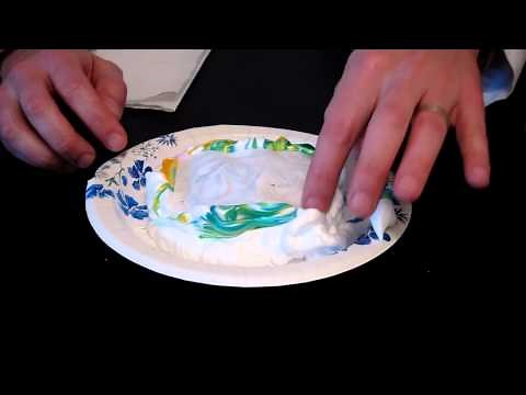 How to make Tye-Dye Paper with Food Coloring and Shaving Cream