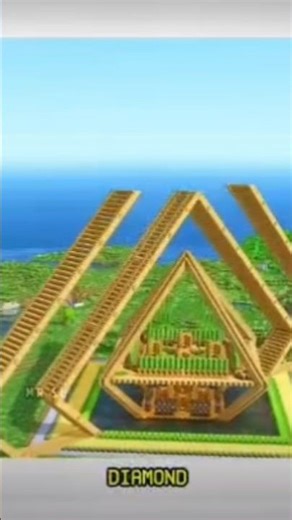 dimond shape base #minecraft #dimond #tutorial