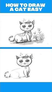 How to Draw a Cat Easy | Simple Step-by-Step Tutorial for Beginners