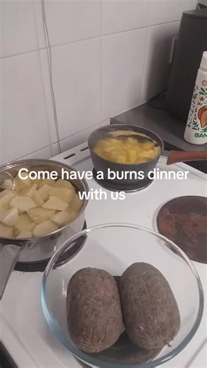 haggis neeps and tatties #kidsoftiktok #mumof4 #rabbieburns