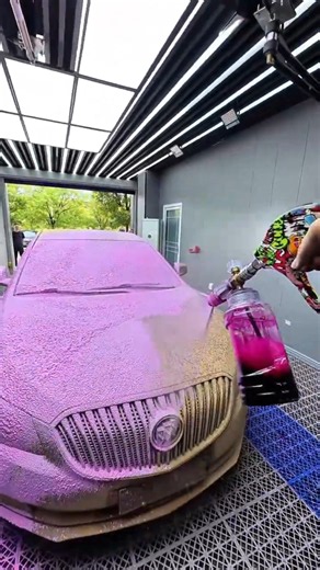 POV: MUDDY to Shiny Car Transformation 😍Watch the full wash! 🔥