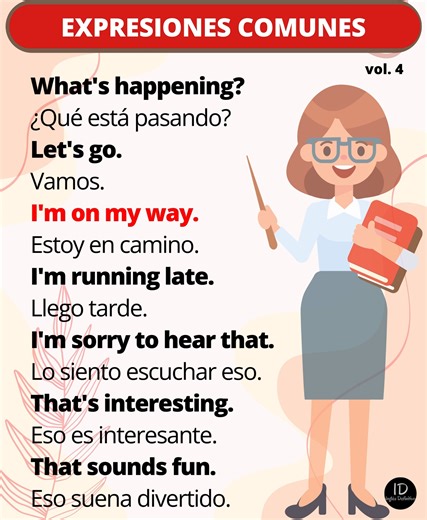 136K views · 14K reactions | Lista de expresiones comunes en inglés vol. 4 Amplía tu vocabulario con frases y expresiones en inglés Lista de palabras muy usadasFrases muy usadas Vocabulario muy usado que debes conocer✍️No te rindas, te lo debes #inglesfacil #inglesdefinitivo #ingles #adjectives #English #nouns #prepositions #conjuntions #verbs #irregularverbs #regularverbs #adverbs | Inglés Definitivo | Facebook