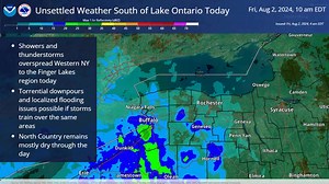 7.8K views · 92 reactions | A warm, humid, and wet day today as a warm front pushes through the region. Showers and thunderstorms that develop will be capable of very heavy downpours, especially across the western Southern Tier, Genesee Valley, and Finger Lakes. #NYwx | US National Weather Service Buffalo NY | Facebook