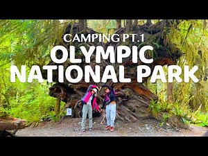 4 DAYS camping at Olympic National Park, Washington USA | Kalaoch, Ruby Beach, Hoh rainforest