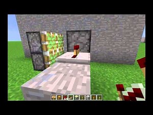 How to create a 1x2 Hidden Piston Door in Minecraft - kerk12