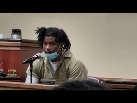 Dimonte Jashon Fields testifies against his co-defendants in the co-defendants' murder trial March