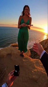Exploding Ring Box! Unforgettable Cliff Proposal