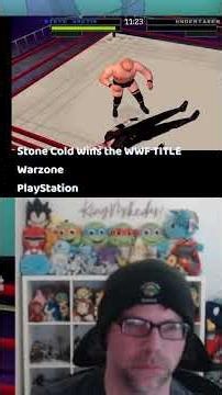 Stone Cold wins the title! #gameshorts #retro #wwe #wrestling WWF Warzone Playstation