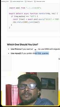 How to connect nextjs with mysql