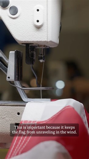 2.6K views | Take a behind-the-scenes tour with our Product Developer, Peyton, and see firsthand how our 100% American-made flags are proudly crafted at Allegiance  | Allegiance Flag Supply | Facebook