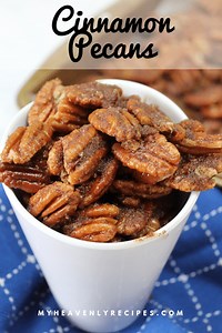 Cinnamon Pecans Recipe - My Heavenly Recipes