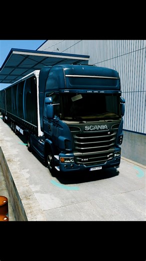 ETS2 Double Trailer Parking🚛🔥#ets2 #eurotrucksimulator2 #simulation