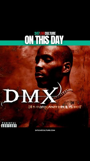 25 reactions | May 12, 1998, DMX released his debut studio album ‘It’s Dark And Hell Is Hot’  #DMX #HipHop | 247 Live Culture | Facebook