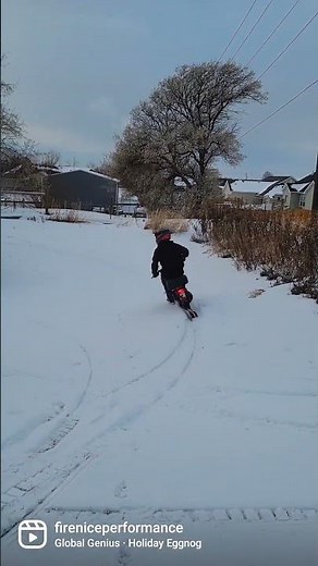 Took the Sno Runner out for a quick rip!#snowmobile #Chrysler #snorunner #fireniceperformance