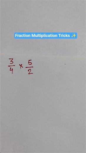 Fraction Multiplication Tricks | Math's Multiplication Tricks | #shorts #shivammaths #mathstricks