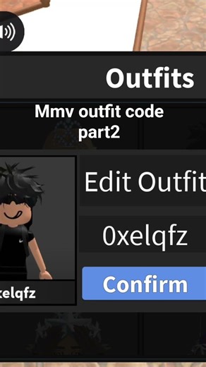 MMV OUTFIT CODE PART2💜 #discover #roblox #dance #mm2 #adoptme #edit #robloxedit #remix #funny #house