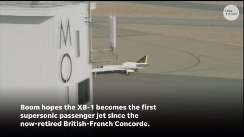 Boom Supersonic's XB-1 breaks the sound barrier during a test flight