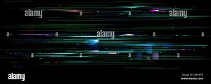 Vhs tv screen pattern with colorful lines and pixel dots on black background. Vector illustration set of vintage television video play or pause noise effect. Retro digital technology signal error Stock Vector Image & Art - Alamy