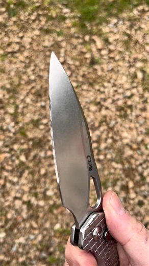 Knife sharpening - New mirror edge on my CJRB Frack with Pdtools expert pro sharpening stones #sharp