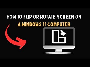 How to Flip or Rotate Screen on a Windows 11 Computer