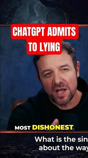 ChatGTP just admitted to being dishonest..