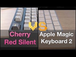 Leopold Cherry MX Red Silent Vs Apple Magic Keyboard 2