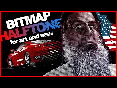 How to use BITMAP halftones in your art and color separations.