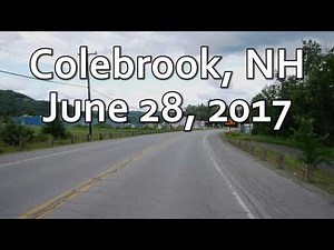Take a ride through downtown Colebrook, NH 4K
