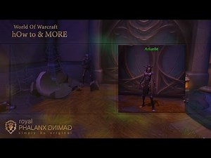 hOw to-Legion 7.0 Suramar City - Arluin's Request