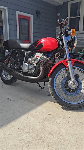 1974 KAWASAKI H2 750 #motorcycle #KAWASAKI #h2 #fastbygast #2stroke #twostroke | Pete's Classic Cycle