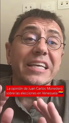 La opinión de Juan Carlos Monedero sobre las elecciones en Venezuela
