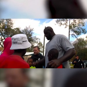 FEEL GOOD MOMENT: Shaquille O’Neal Joins Cop To Surprise Kids Playing Street Basketball | Daily Wire