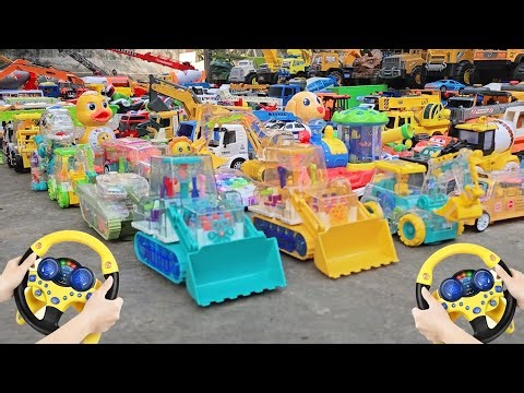 Unboxing RC Police sports car,remote control RC city bus, RCmissile launcher vehicle,Ev robot