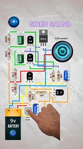 Make a nice siren circuit using bc548 transistor without integrated circuit. #components #Transistor #bc557 #BC548 #MOSFET Mehmet Bakır | Mehmet Bakır