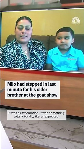 Video of Texas boy adoring his goat after placing fourth at competition goes viral