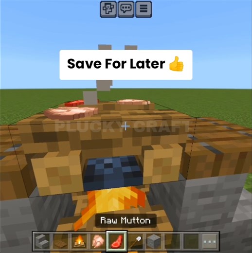 Decoration Tip for Outdoor Areas 😳 #minecraft #minecraftbuild #minecraftbase