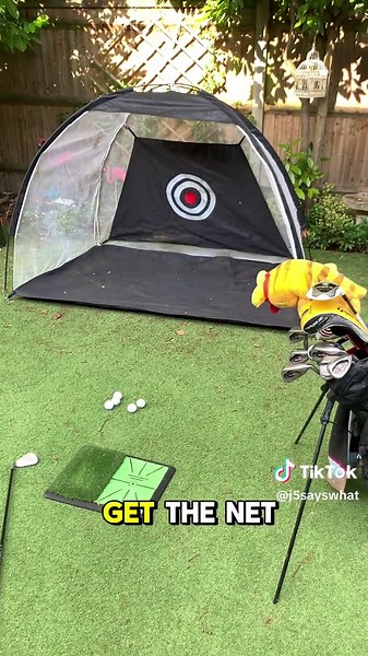 Compact Golf Practice Net for Effective Training