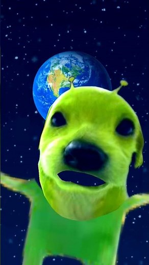 doggo the green alien sings pretty little baby