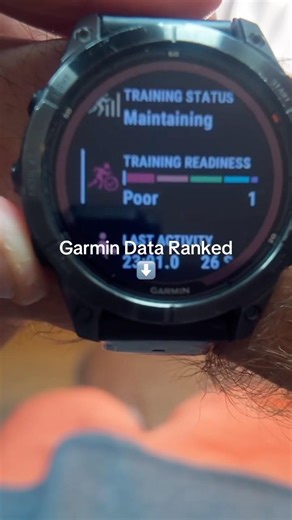 Garmin Data Ranked! 🏆 #garmin #fitnesstraining #running