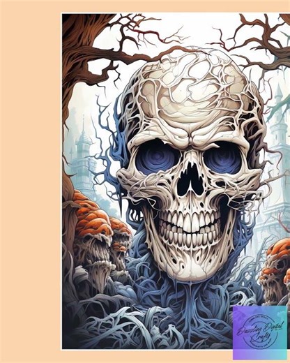115 Terrifying Horror Halloween Designs: Adult Coloring Book with Haunted Houses, Creepy Creature...