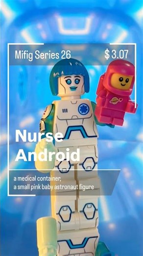LEGO Minifigure Series26 – Nurse Android | TOPMIFI 124