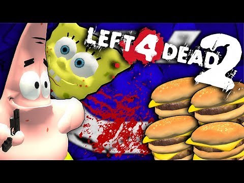 Left 4 Dead 2 - Zombie Krabby Patties Vs The Krusty Crew! | Comedy Gaming