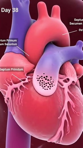 Heart development #animation #medical #embryo #heart #trending #viralshorts #itsmeissie #mhaedit