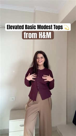 Elevated Basic modest tops from H&M ✨