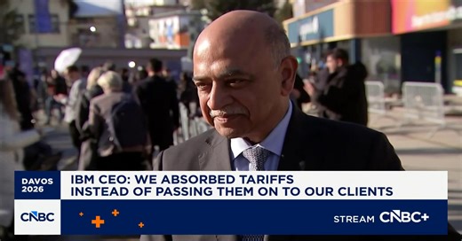 IBM CEO Arvind Krishna: We absorbed tariffs instead of passing them on to our clients