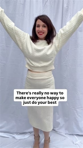 Lorenza Hallahan on Instagram: "At some point, you’ve just got to laugh, block out the noise & make what makes you happy. ✨ Because the truth is: there’s no perfect way to sew. The joy is in the creating. 💛 Do you agree? Sunday thoughts and commentary on this? Drop it in the comments below! . This reel was 100% inspired by @blairwalnuts handbag reel. It resonated with me so much! Can’t please everyone. Whether that’s with handbags or sewing ❤️😂 Into sewing or dreaming of making your own clothe