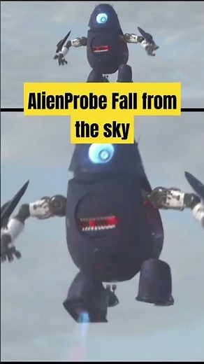 ALIEN PROBE FALL FROM THE SKY