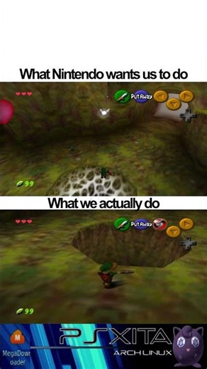 what nintendo wants us to do vs what we actually do #shorts